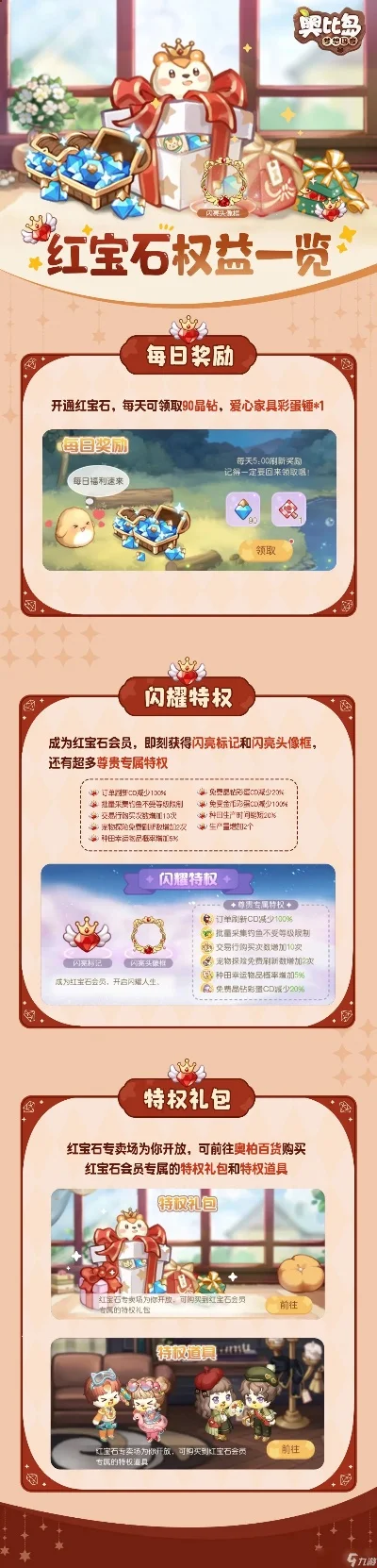 奥比岛红宝石卡特权详解及获取方式