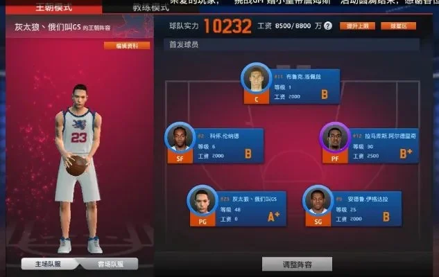 NBA 2K22王朝模式阵容攻略：PG-SG-SF-PF-C精选搭配指南
