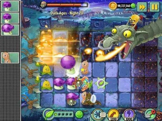 《植物大战僵尸2》黑暗时代BOSS战攻略：植物布局与技能破解