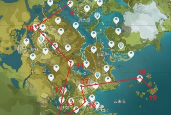 原神矿藏分布攻略：风龙遗迹、璃月与蒙德地区矿物集中点