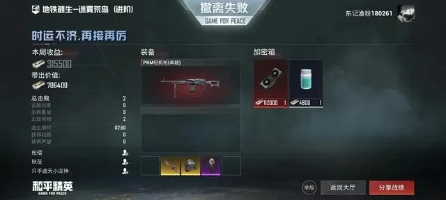 和平精英地铁逃生跑刀攻略：装备选择与玩法策略