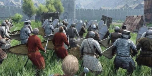 《骑马与砍杀2》高效获取骑兵攻略：家族分兵、劫持商队与升级兵种