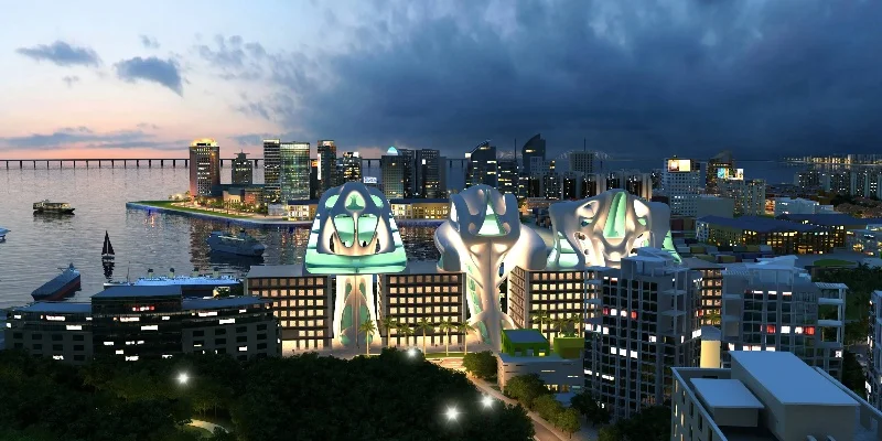 城市天际线：融合历史与现代，塑造独特城市风貌