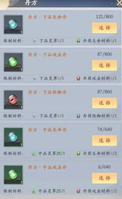 高效内丹升级攻略：丹药使用与炼制技巧