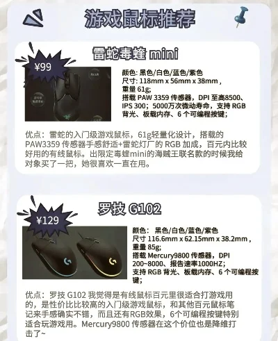 魔兽争霸游戏专用鼠标推荐：四款热门鼠标深度评测