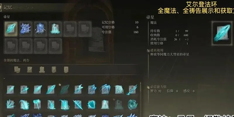 艾尔登法环绿条提升攻略：技能升级与装备选择