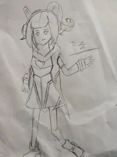 速成香肠派对女生形象绘制教程及技巧